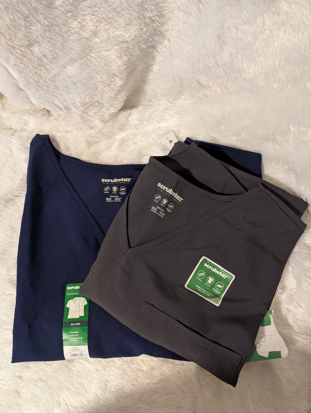 Scrubstarr Unisex V-Neck Tops (2 Tops)